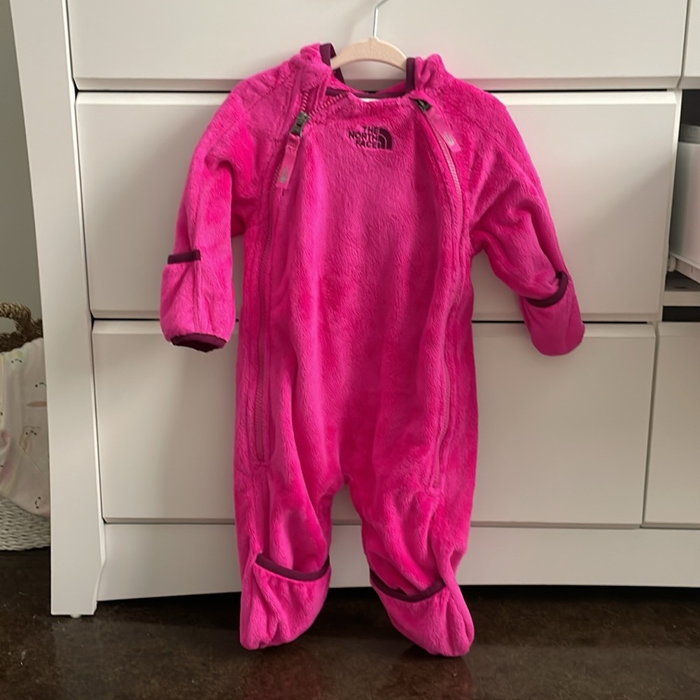The North Face 3-6 Month Winter Fleece Bunting Suit - Picture 2 of 7